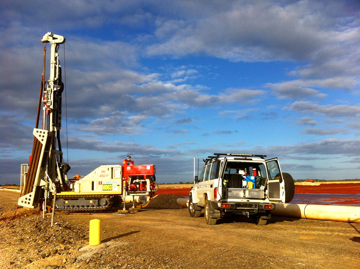 Hinterland-Drilling-Environmental-Drilling-Red-Mud-Dam
